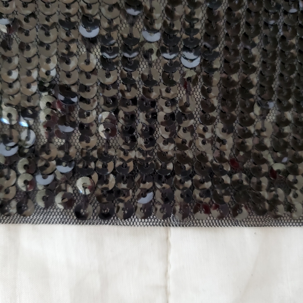 J. Crew Black Sequin Cami Top - Picture 4 of 11